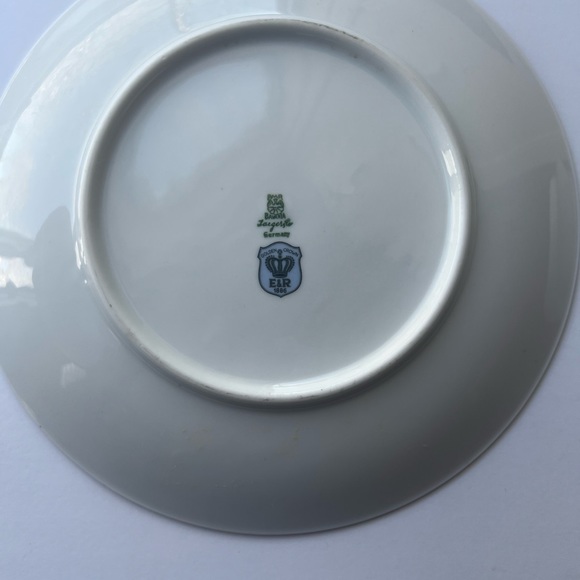 Bavaria Germany Golden Crown Lot of 2 E&R 1886 Harvest Fruit Orchard Plates - Picture 6 of 10